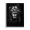 Stupell Industries Lion in Shadows Wall Accent with White Frame
